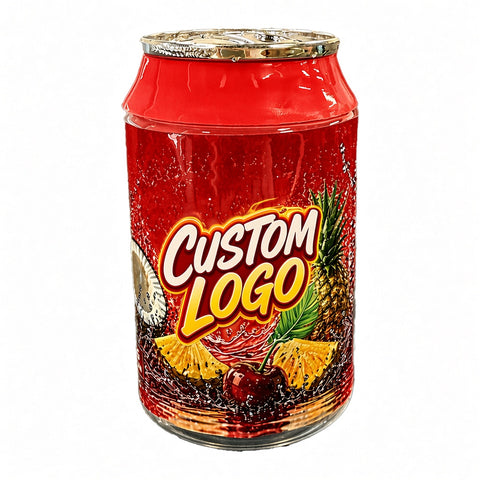 Custom 3.5g Soda Cans 90ml with Labels – Custom Printed Packaging Containers