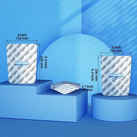 Custom 28 Gram Mylar Bag 6"x 9.3", Normal Zipper - SpacyGas