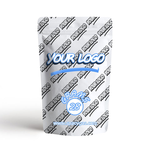 Custom 28 Gram Mylar Bag 6"x 9.3", Normal Zipper - SpacyGas