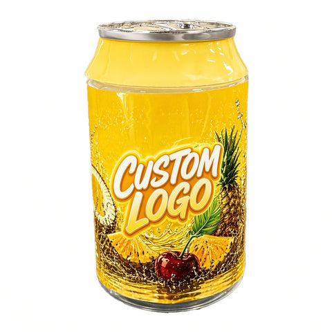 Custom 3.5g Soda Cans 90ml with Labels – Custom Printed Packaging Containers - SpacyGas