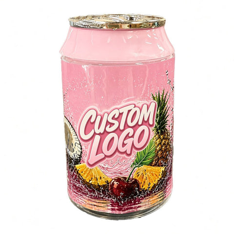 Custom 3.5g Soda Cans 90ml with Labels – Custom Printed Packaging Containers - SpacyGas