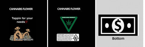 Custom Your Own 3.5 Gram Mylar Bag 4x5″ Stand - up Pouch - SpacyGas