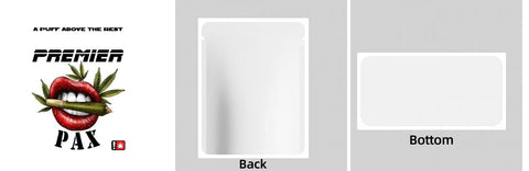 Custom Your Own 3.5 Gram Mylar Bag 4x5″ Stand-up Pouch - SpacyGas