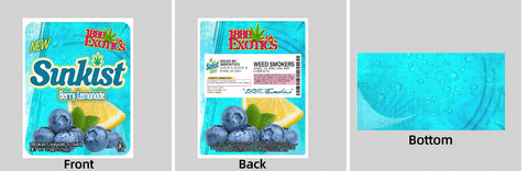 Custom Your Own 3.5 Gram Mylar Bag 4x5″ Stand - up Pouch - SpacyGas