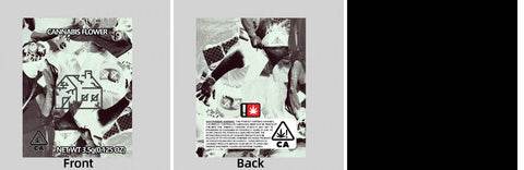Custom Your Own 3.5 Gram Mylar Bag 4x5″ Stand-up Pouch - SpacyGas