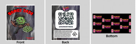 Custom Your Own 3.5 Gram Mylar Bag 4x5″ Stand - up Pouch - SpacyGas