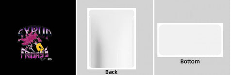 Custom Your Own 3.5 Gram Mylar Bag 4x5″ Stand - up Pouch - SpacyGas