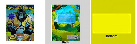 Custom Your Own 3.5 Gram Mylar Bag 4x5″ Stand - up Pouch - SpacyGas