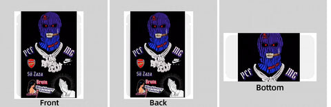 Custom Your Own 3.5 Gram Mylar Bag 4x5″ Stand - up Pouch - SpacyGas