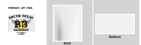 Custom Your Own 3.5 Gram Mylar Bag 4x5″ Stand-up Pouch - SpacyGas