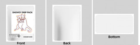 Custom Your Own 3.5 Gram Mylar Bag 4x5″ Stand - up Pouch - SpacyGas
