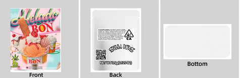 Custom Your Own 3.5 Gram Mylar Bag 4x5″ Stand - up Pouch - SpacyGas