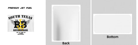 Custom Your Own 3.5 Gram Mylar Bag 4x5″ Stand-up Pouch - SpacyGas
