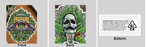 Custom Your Own 3.5 Gram Mylar Bag 4x5″ Stand - up Pouch - SpacyGas