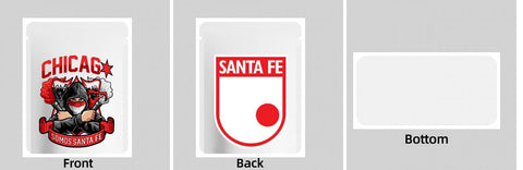 Custom Your Own 3.5 Gram Mylar Bag 4x5″ Stand - up Pouch - SpacyGas