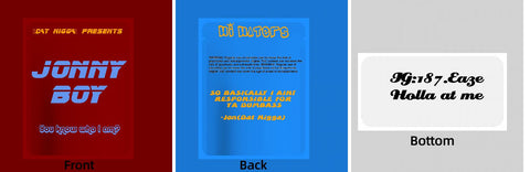 Custom Your Own 3.5 Gram Mylar Bag 4x5″ Stand - up Pouch - SpacyGas