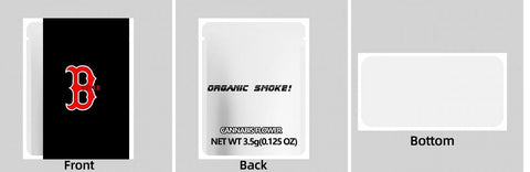 Custom Your Own 3.5 Gram Mylar Bag 4x5″ Stand - up Pouch - SpacyGas