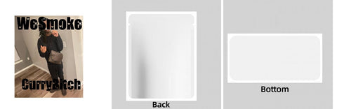 Custom Your Own 3.5 Gram Mylar Bag 4x5″ Stand - up Pouch - SpacyGas