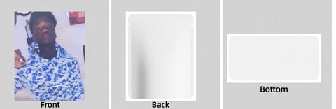 Custom Your Own 3.5 Gram Mylar Bag 4x5″ Stand - up Pouch - SpacyGas