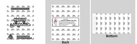 Custom Your Own 3.5 Gram Mylar Bag 4x5″ Stand-up Pouch - SpacyGas