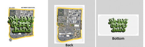 Custom Your Own 3.5 Gram Mylar Bag 4x5″ Stand-up Pouch - SpacyGas