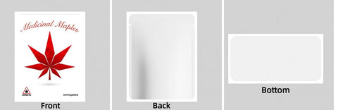 Custom Your Own 3.5 Gram Mylar Bag 4x5″ Stand - up Pouch - SpacyGas