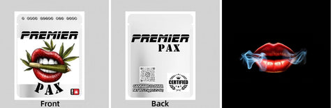 Custom Your Own 3.5 Gram Mylar Bag 4x5″ Stand-up Pouch - SpacyGas