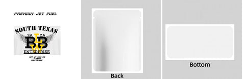 Custom Your Own 3.5 Gram Mylar Bag 4x5″ Stand-up Pouch - SpacyGas