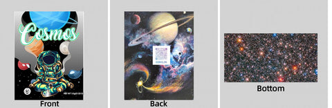 Custom Your Own 3.5 Gram Mylar Bag 4x5″ Stand - up Pouch - SpacyGas