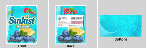 Custom Your Own 3.5 Gram Mylar Bag 4x5″ Stand - up Pouch - SpacyGas