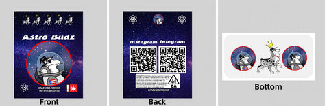 Custom Your Own 3.5 Gram Mylar Bag 4x5″ Stand - up Pouch - SpacyGas