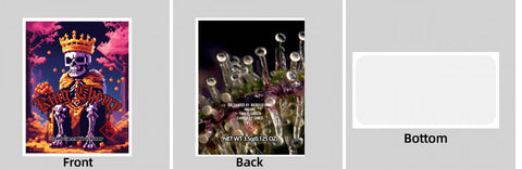 Custom Your Own 3.5 Gram Mylar Bag 4x5″ Stand - up Pouch - SpacyGas