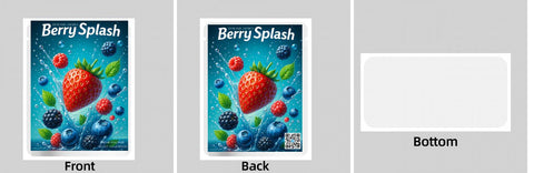Custom Your Own 3.5 Gram Mylar Bag 4x5&34; Stand - up Pouch - SpacyGas