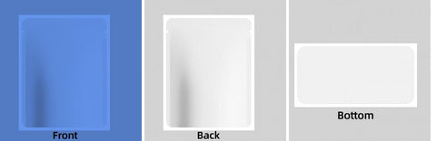 Custom Your Own 3.5 Gram Mylar Bag 4x5&34; Stand - up Pouch - SpacyGas