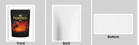 Custom Your Own 3.5 Gram Mylar Bag 4x5&34; Stand - up Pouch - SpacyGas