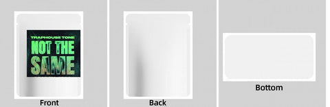 Custom Your Own 3.5 Gram Mylar Bag 4x5&34; Stand - up Pouch - SpacyGas