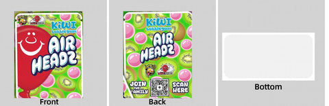 Custom Your Own 3.5 Gram Mylar Bag 4x5&34; Stand - up Pouch - SpacyGas