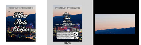 Custom Your Own 3.5 Gram Mylar Bag 4x5&34; Stand - up Pouch - SpacyGas