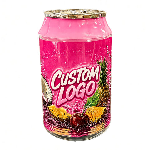 Custom 3.5g Soda Cans 90ml with Labels – Custom Printed Packaging Containers