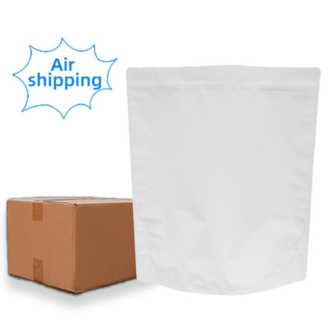 Pound Mylar Bag 14x16.5 inch Matte White - SpacyGas
