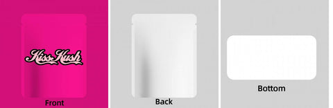 Custom Your Own 3.5 Gram Mylar Bag 4x5″ Stand-up Pouch - SpacyGas