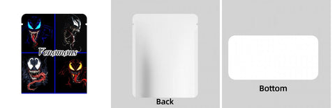 Custom Your Own 3.5 Gram Mylar Bag 4x5″ Stand-up Pouch - SpacyGas