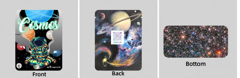 Custom Your Own 3.5 Gram Mylar Bag 4x5″ Stand-up Pouch - SpacyGas