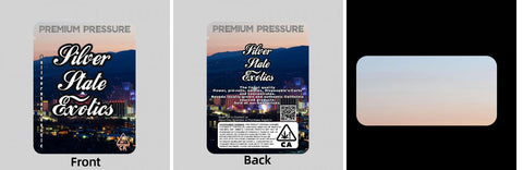 Custom Your Own 3.5 Gram Mylar Bag 4x5″ Stand-up Pouch - SpacyGas