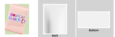 Custom Your Own 3.5 Gram Mylar Bag 4x5″ Stand-up Pouch - SpacyGas