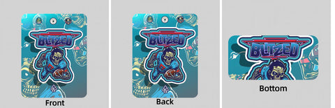 Custom Your Own 3.5 Gram Mylar Bag 4x5″ Stand-up Pouch - SpacyGas
