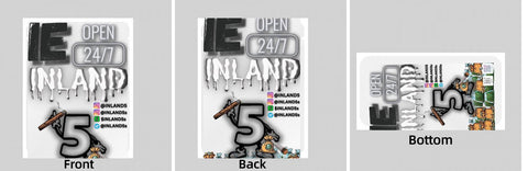 Custom Your Own 3.5 Gram Mylar Bag 4x5″ Stand-up Pouch - SpacyGas