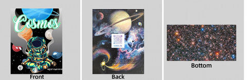 Custom Your Own 3.5 Gram Mylar Bag 4x5″ Stand-up Pouch - SpacyGas