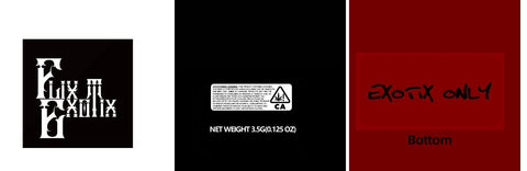 Custom Your Own 3.5 Gram Mylar Bag 4x5″ Stand-up Pouch - SpacyGas