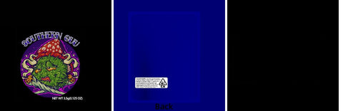 Custom Your Own 3.5 Gram Mylar Bag 4x5″ Stand-up Pouch - SpacyGas